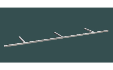 トリプルアームハンガー（スクエア）/Triple Arm Hanger (Square)