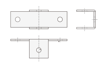 シーリングラインベース用取付金物/Mounting Hardware for Ceiling Line Base