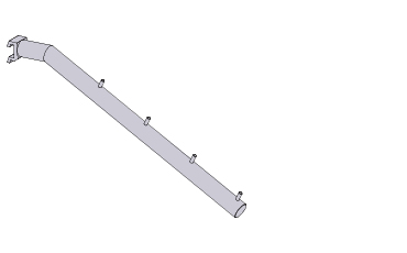 アルラインスラントハンガー (ラウンド)/AL Line Slant Hanger (Round)