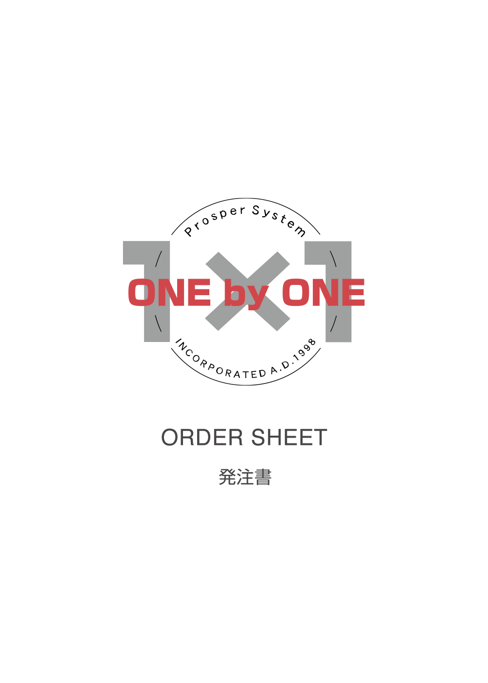 Order Sheet
